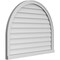 Ekena Millwork Round Top Surface Mount PVC Gable Vent w/ 2"W x 2"P Brickmould Sill Frame, 40"W x 32"H GVPRT40X3203SN - alternate 2